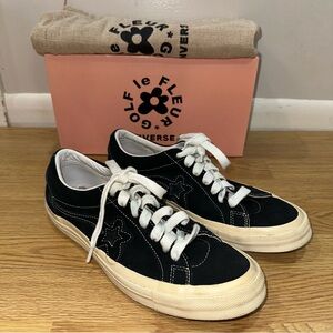 Converse One Star Golf Le Fleur Ox Mono Black Sneakers Size 9.5